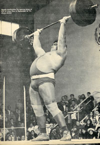 These impressive compensations allow him to perform an incline press in standing