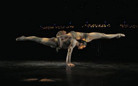 I'm not sure how you could define this type of core stability (Quidam by Cirque du Soleil)