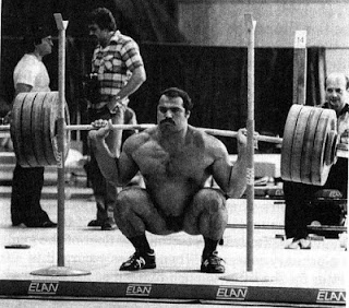 Anatoly Pisarenko displaying the definition of the deep squat