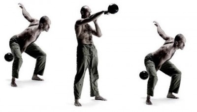 External Cue - "throw the kettlebell through the wall in front of you"